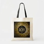 Glamoureus Glitter Happy 50th Birthday Tote Bag (Voorkant)