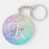 Glamoureus Glitter Holograaf - Aangepast Sleutelhanger (Achterkant)