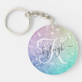 Glamoureus Glitter Holograaf - Aangepast Sleutelhanger (Voorkant)