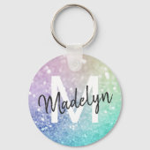 Glamoureus Glitter Holograaf - Aangepast Sleutelhanger (Voorkant)