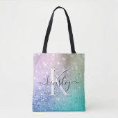 Glamoureus Glitter Holograaf - Aangepast Tote Bag (Voorkant)