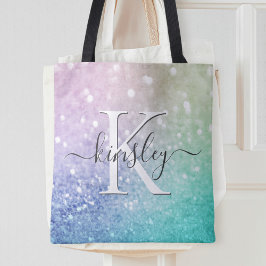 Glamoureus Glitter Holograaf  - Aangepast Tote Bag