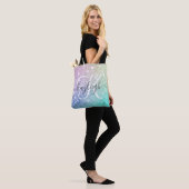 Glamoureus Glitter Holograaf  - Aangepast Tote Bag (Op model)