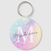 Glamoureus Glitter Holograaf Sleutelhanger (Voorkant)
