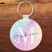 Glamoureus Glitter Holograaf Sleutelhanger (Voorkant)