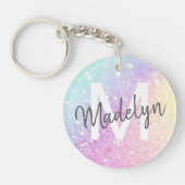 Glamoureus Glitter Holograaf Sleutelhanger (Voorkant)