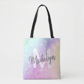 Glamoureus Glitter Holograaf  Tote Bag (Voorkant)