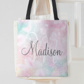 Glamoureus Glitter Pink Patroon Tote Bag