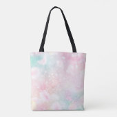 Glamoureus Glitter Pink  Patroon Tote Bag (Achterkant)