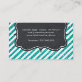 Glamoureus  Glitter Visitekaartje (Achterkant)