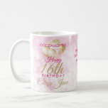 Glamoureus Goddochter 16th Birthday Balloon Koffiemok<br><div class="desc">Een prachtige glamoureuze 16e verjaardag mok voor je peetdochter. Dit geweldige ontwerp is voorzien van wazige roze en gouden glitterballonnen op een roos roze dunne achtergrond. personaliseer je met een naam om iemand een heel gelukkige zestiende verjaardag te wensen.</div>