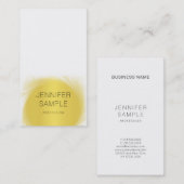 Glamoureus Gold Design Professional gewoon modern Visitekaartje (Voorkant / Achterkant)