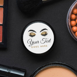 Glamoureus Gold Eye Lashes Makeup Artist Beauty Ba Ronde Sticker