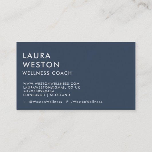 Glamoureus Gold Glitter look Wellness Visitekaartj Visitekaartje (Achterkant)