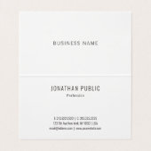 Glamoureus Gold Luxurous Moderne Elegant Sjabloon Visitekaartje (Binnenkant ongevouwen)