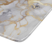 Glamoureus Gold Marble Effect Snijplank (Hoek)