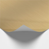 Glamoureus Gold Modern Elegant Glossy Gift Cadeaupapier (Hoek)