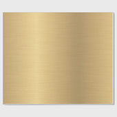 Glamoureus Gold Modern Elegant Glossy Gift Cadeaupapier (Vlak)