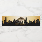 Glamoureus Gold, partij uit 1920 Waterfles Etiket (Enkel label)