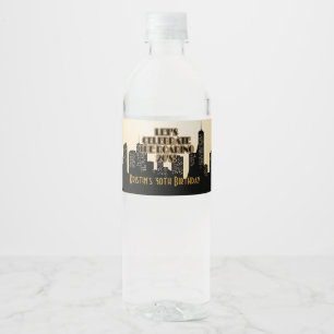 Glamoureus Gold, partij uit 1920 Waterfles Etiket