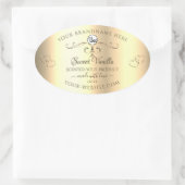 Glamoureus Gold Product Labels  Harten Logo (Tas)