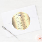 Glamoureus Gold Product Labels Harten Logo (Envelop)