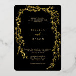 Glamoureus Gold Real Folie Wedding Invitations Folie Uitnodiging<br><div class="desc">Nodig je naaste vrienden en familie uit met deze prachtige Glamoureuze Gold trouwuitnodiging! Bekijk het hele collectie voor meer overeenkomende objecten!</div>