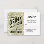 Glamoureus Gold RSVP (Voorkant)