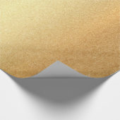 Glamoureus Gold Shiny Elegant Moderne Glossy Cadeaupapier (Hoek)