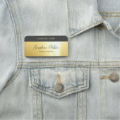 Glamoureus Gold Sjabloon Handgeschreven script leg Naamplaatje (In situ)