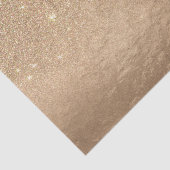 Glamoureus Gold Sparkly Glitter Foil Ombre Gradien Tissuepapier (Detail)
