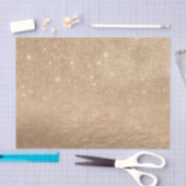 Glamoureus Gold Sparkly Glitter Foil Ombre Gradien Tissuepapier (Craft)