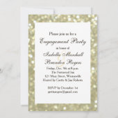 Glamoureus Gold Verloving Kaart (Achterkant)