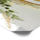 Glamoureus Goud, Bruids Cascading Bouquet 1, Poster (Hoek)