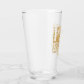 Glamoureus Goud Las Vegas Bachelorette Party Gift Glas (Rechts)
