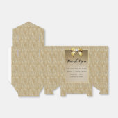 Glamoureus Goud & Stijlvolle Gem Bruiloft Bedankdoosjes (Uitgevouwen)