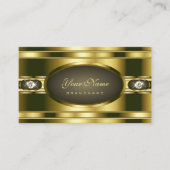 Glamoureus Gouden Effect met Trendy Faux Strass Visitekaartje (Voorkant)