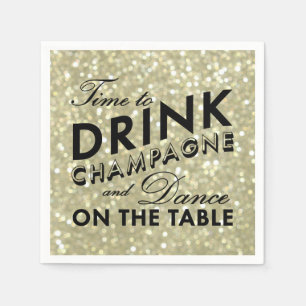 Glamoureus gouden servet