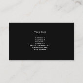 Glamoureus Granite Custom Visitekaartje (Achterkant)