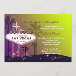 Glamoureus Las Vegas Fun vrijgezellenfeest Kaart