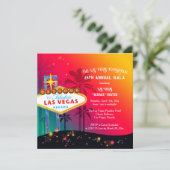Glamoureus Las Vegas jaarlijkse liefdadigheidsgala Kaart (Staand voorkant)