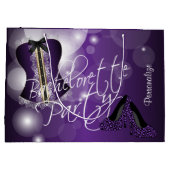 Glamoureus Lingerie Bachelorette | Paarse Bokeh Groot Cadeauzakje (Achterkant)