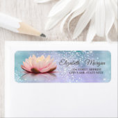 Glamoureus Lotus Diamonds Holografisch irdescent Etiket (Insitu)