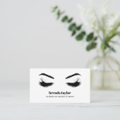 Glamoureus Makeup Artist Eyelash professional Visitekaartje (Staand voorkant)