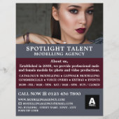 Glamoureus Model, Modelleraar, modelagent Flyer (Voorkant)
