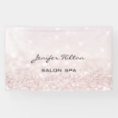 Glamoureus modern chic faux glittery bokeh spandoek (Horizontaal)