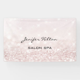 Glamoureus modern chic faux glittery bokeh spandoek