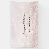 Glamoureus modern chic faux glittery bokeh spandoek (Verticaal)
