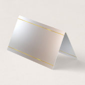 Glamoureus Modern Luxe Elegant Sjabloon Trendy Visitekaartje (Achterkant)