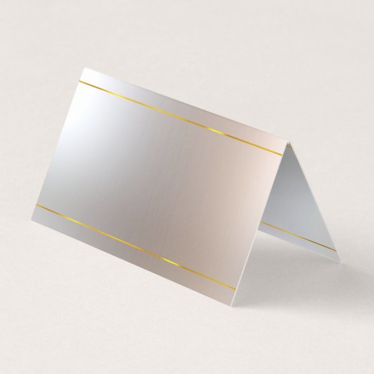 Glamoureus Modern Luxe Elegant Sjabloon Trendy Visitekaartje (Achterkant)